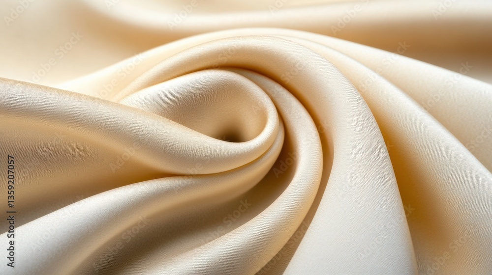 Obraz premium Beige silk fabric