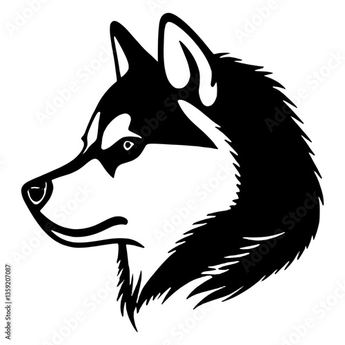 Collection portrait Shiba Inu dog animal canine husky vector