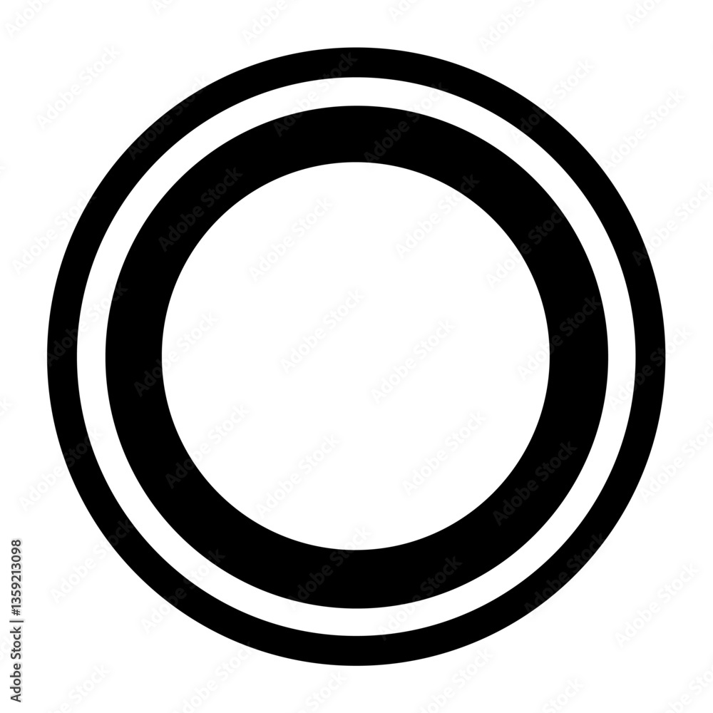 Blank post stamp shape graphic circle simple vector Blank post stamp shape graphic circle simple vector