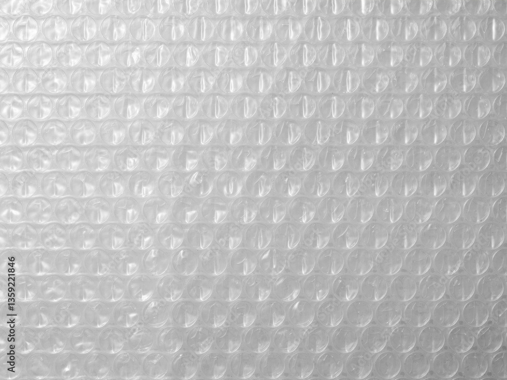 Fototapeta premium plastic bubble wrap texture for background. Plastic material with air for packing and protecting products from bumps and scratches.