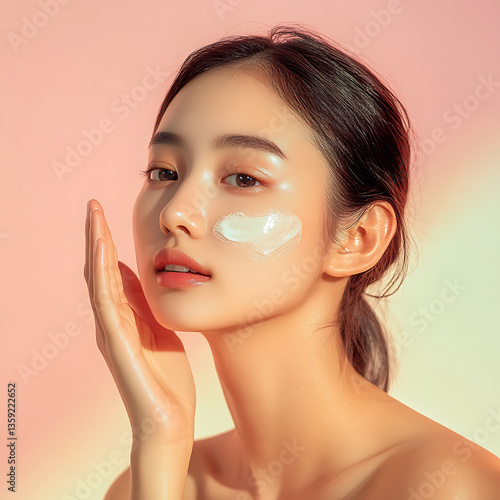 woman, beauty, face, skin, care, eyes, treatment, makeup, skincare, 