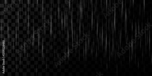 Rain fall drops vector and transparent background