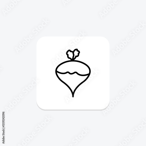 Turnip, vector, pixel perfect, illustrator file