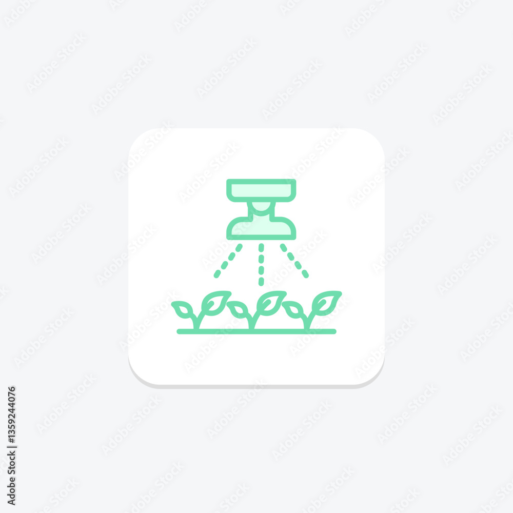 Irrigation Sprinkler, vector, pixel perfect, illustrator file Irrigation Sprinkler, vector, pixel perfect, illustrator file