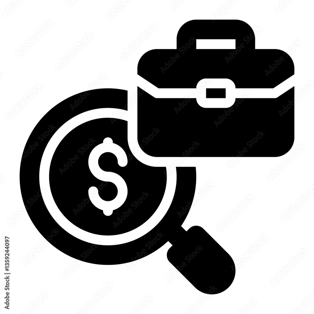 Research, Analysis, Audit Glyph Solid Icon
Research, Analysis, Audit Glyph Solid Icon