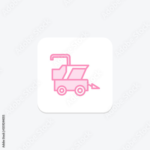 Combine Harvester, vector, pixel perfect, illustrator file