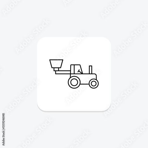 Seed Drill, vector, pixel perfect, illustrator file