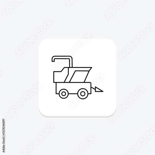 Combine Harvester, vector, pixel perfect, illustrator file