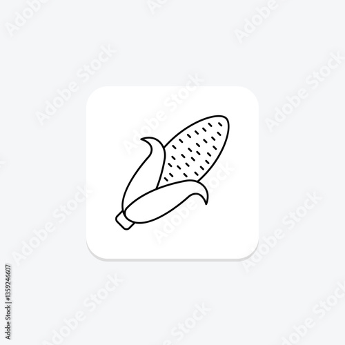 Corn, vector, pixel perfect, illustrator file