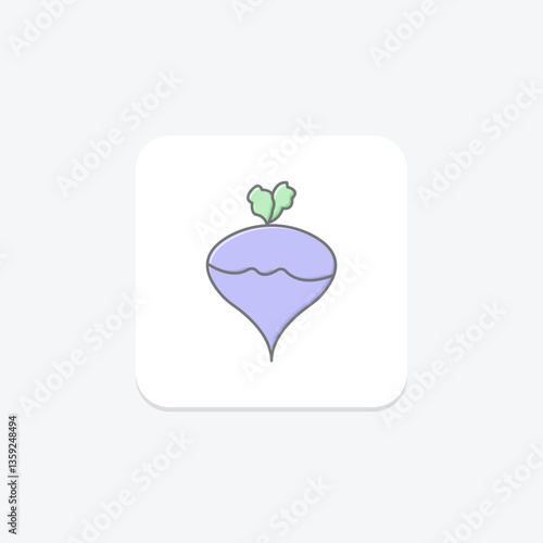 Turnip, vector, pixel perfect, illustrator file