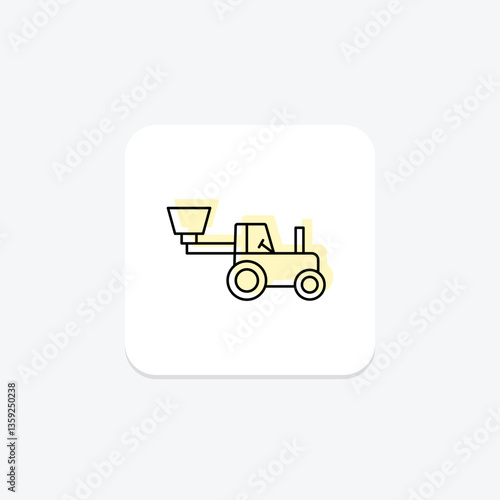 Seed Drill, vector, pixel perfect, illustrator file