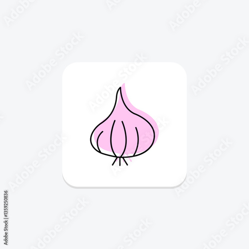 Garlic, vector, pixel perfect, illustrator file