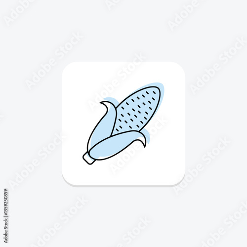 Corn, vector, pixel perfect, illustrator file