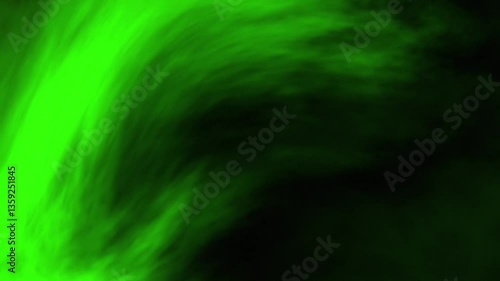 Green gradient background grainy glowing blue light on dark backdrop noise texture effect