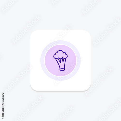 Broccoli, vector, pixel perfect, illustrator file