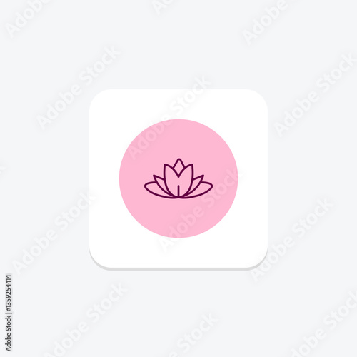 Water Lily, vector, pixel perfect, illustrator file