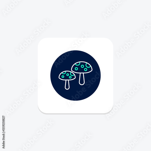 Mushroom, vector, pixel perfect, illustrator file