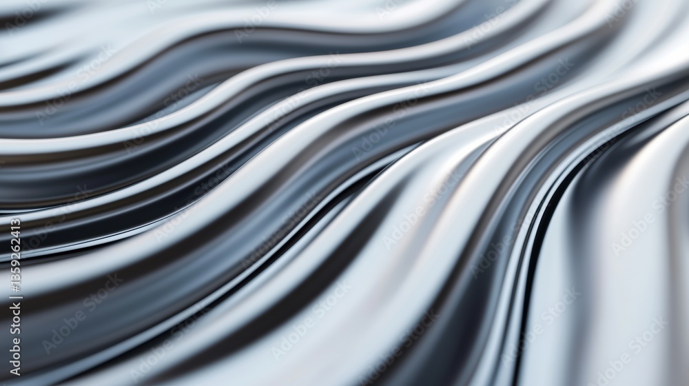 Obraz premium Abstract Texture concept. Metallic liquid texture with glossy mirror like reflection