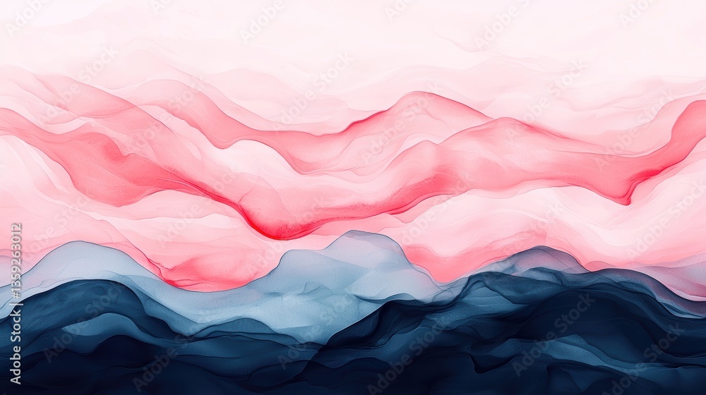 Obraz premium Abstract Texture concept. Organic watercolor texture with delicate splashes of color
