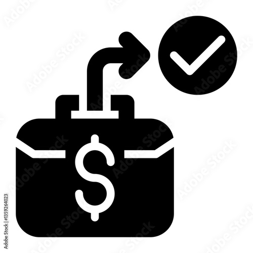 Execution, Business Execution, Business Glyph Solid Icon
