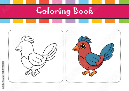  Colorful Representation of Apapane Bird