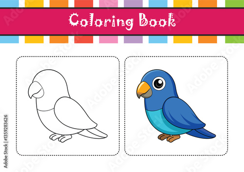  Charming Blue-Rumped Parrot Bird Design