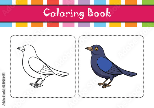  Colorful Representation of Brewer's Blackbird
