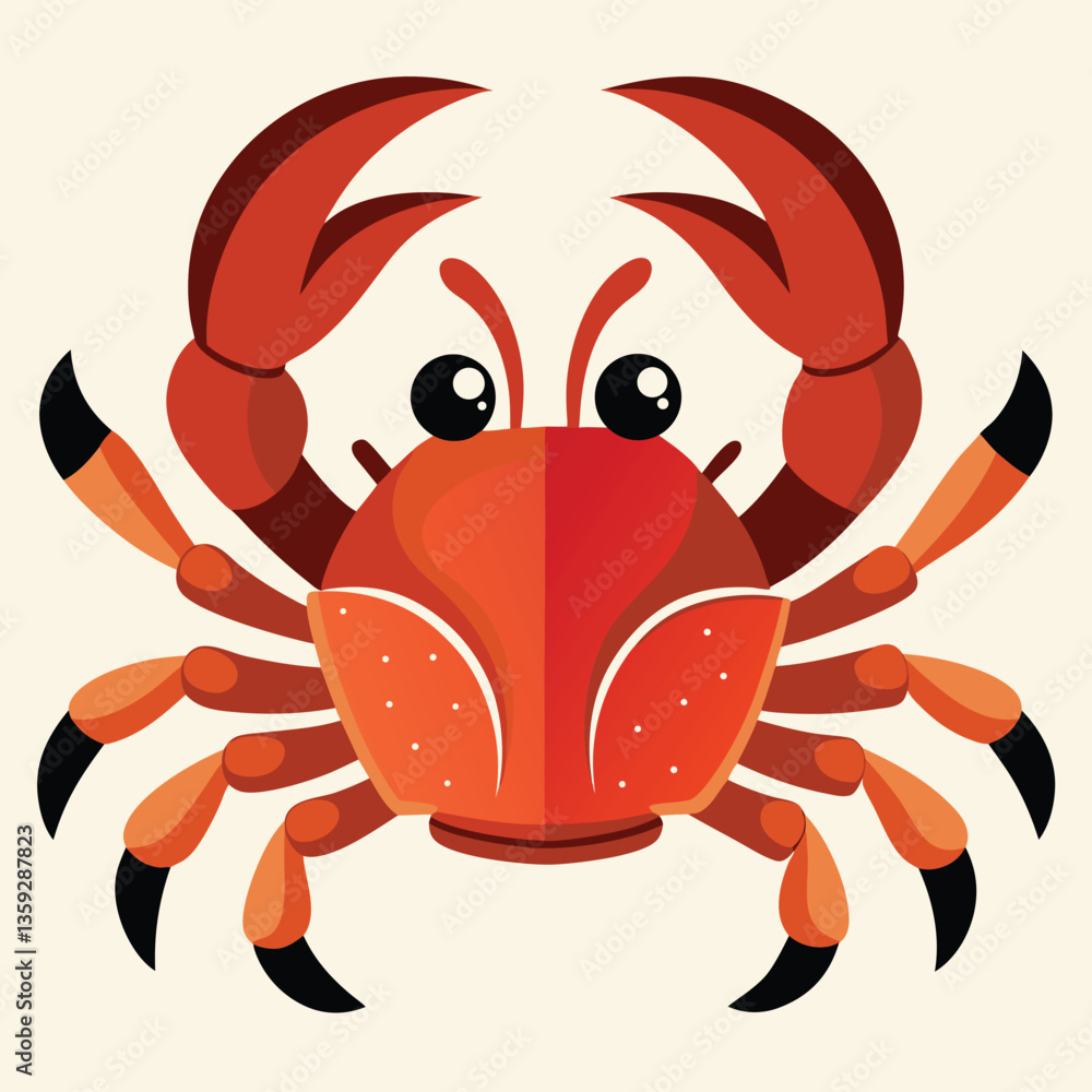 Fototapeta premium crab vector