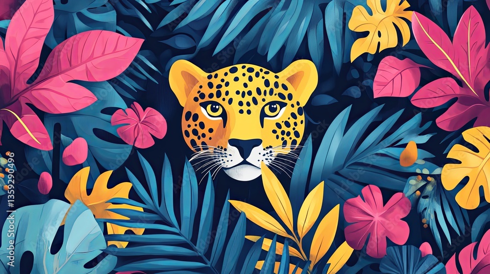 Vibrant illustration celebrating wildlife diversity and conservation for World Wildlife Day events across various locations around the globe Vibrant illustration celebrating wildlife diversity and conservation for World Wildlife Day events across various locations around the globe