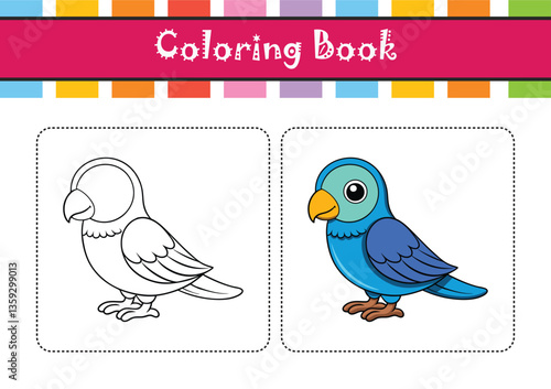  Cobalt-Winged Parakeet Realistic Art