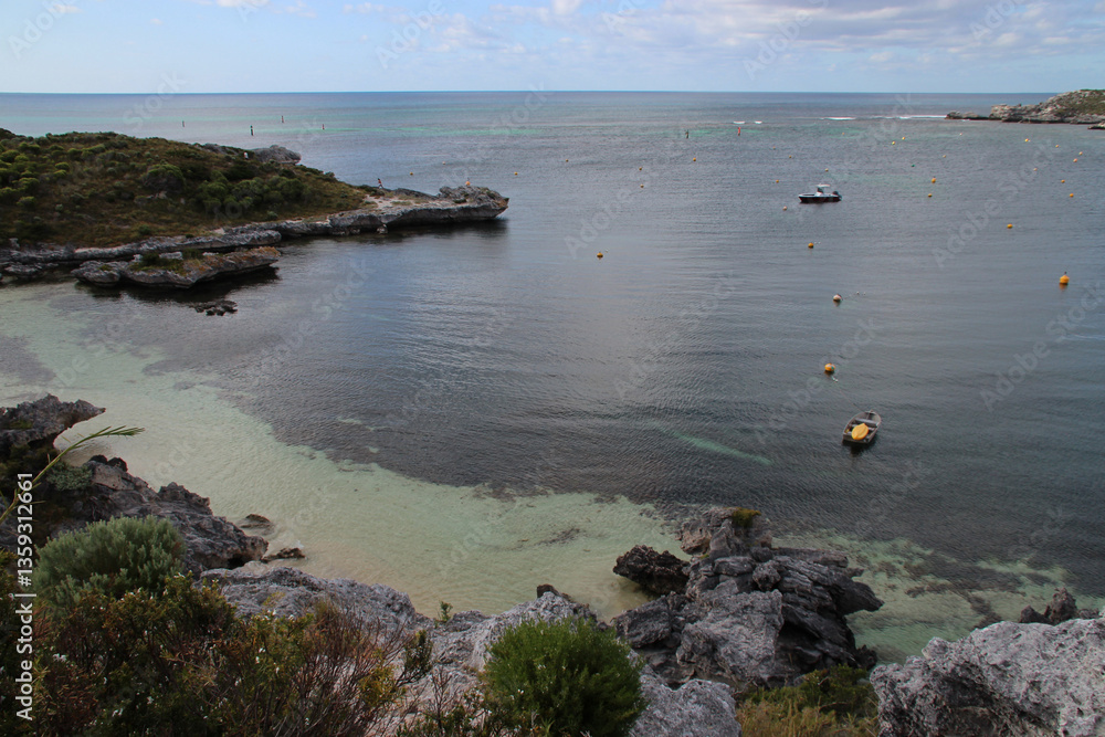 indian ocean at rottnest island in western australia