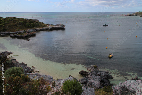 Obraz na płótnie indian ocean at rottnest island in western australia w salonie