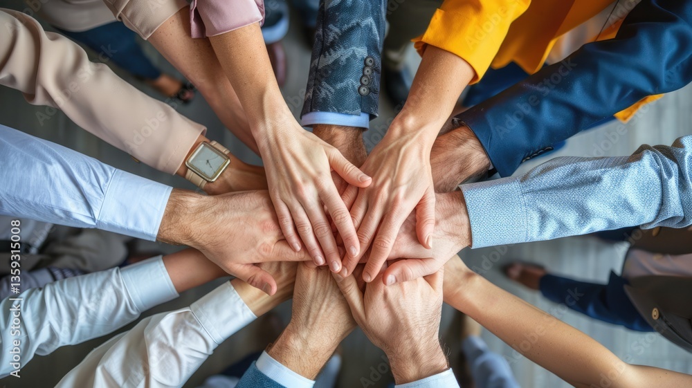 Picture of people hand stacking for business or job in teamwork concept. Friendly celebration for strategy management. Working of company team under cooperation together work for organization. AIG53. Picture of people hand stacking for business or job in teamwork concept. Friendly celebration for strategy management. Working of company team under cooperation together work for organization. AIG53.
