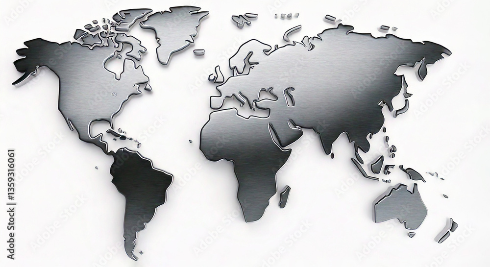 Fototapeta premium handmade symbol map India isolated on white