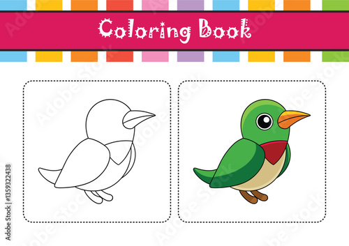  Vivid Cuban Tody Bird Illustration