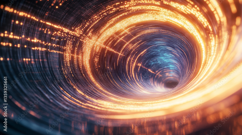 Magic swirl lines, fantasy wave data flow. Abstract whirlpool of rays 3D illustration. Soaring strings of big data Magic swirl lines, fantasy wave data flow. Abstract whirlpool of rays 3D illustration. Soaring strings of big data