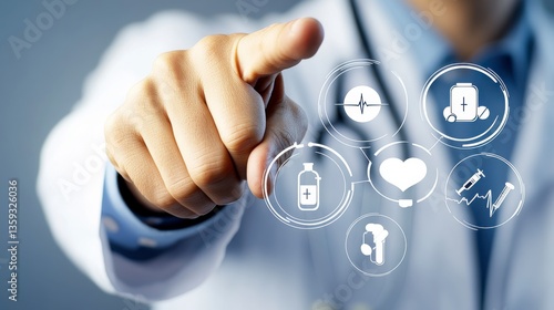 Healthcare innovation action digital touchpoints in medical services hospital environment interactive content professional viewpoint technology integration