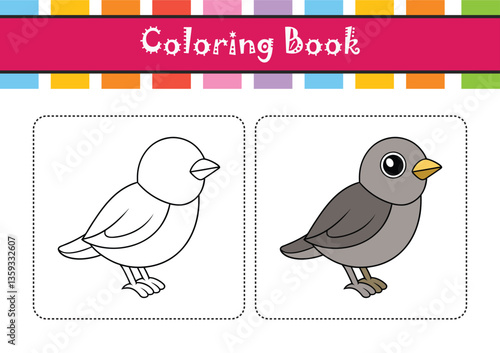  Charming Gray-cheeked Thrush Bird Artwork