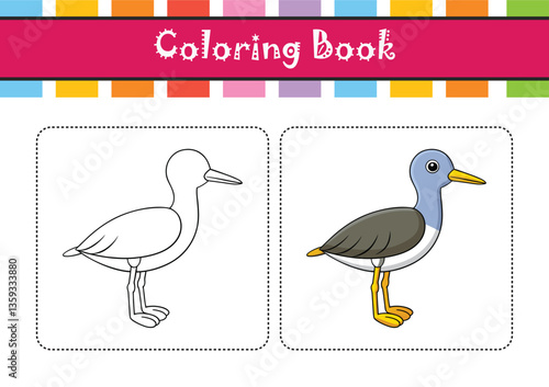  Greater Yellowlegs Bird Realistic Art