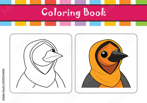  Vivid Hooded Oriole Bird Design