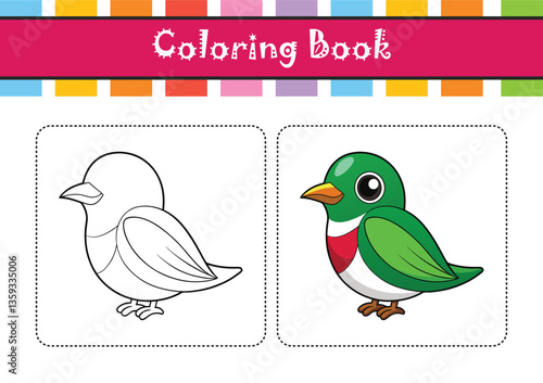  Vivid Jamaican Tody Bird Design