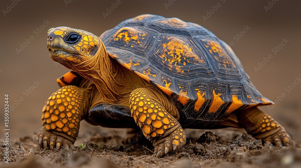 Fototapeta premium Tortoise in profile