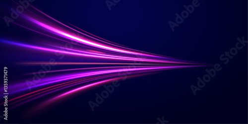 Neon track shines in the background as runners move in a wave of light along the road, racing with speed and energy. Curves and lines form a futuristic, fast-paced future of technology, where png