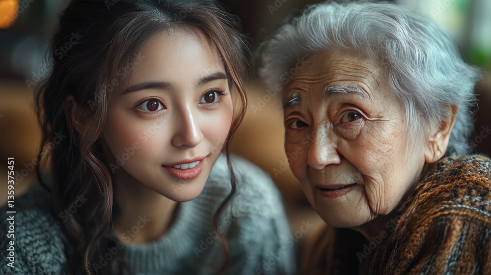 A social worker visits an elderly couple at their residence. A social worker visits an elderly couple at their residence.