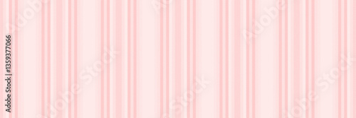 Siving room texture pattern seamless, swatch vertical textile stripe. Rop vector fabric background lines in light and red colors.