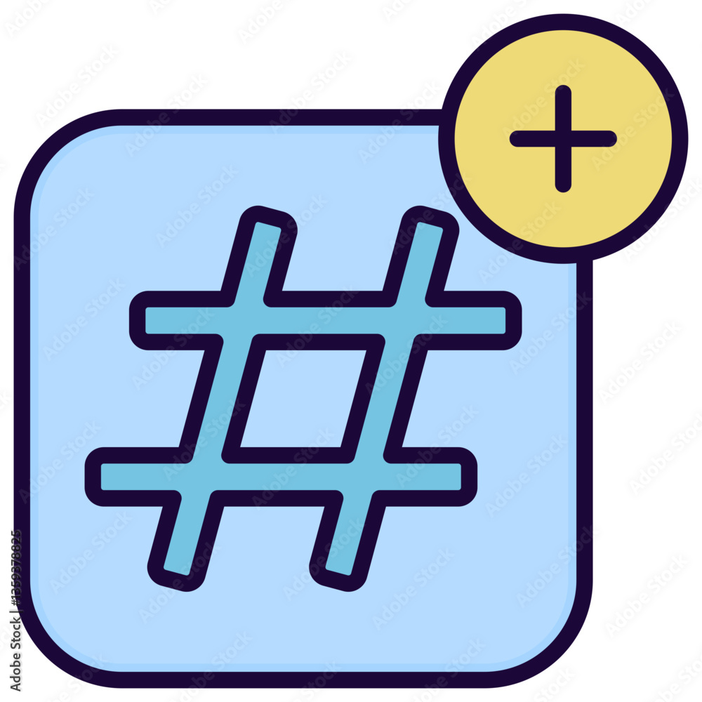 Obraz premium Hashtag Icon