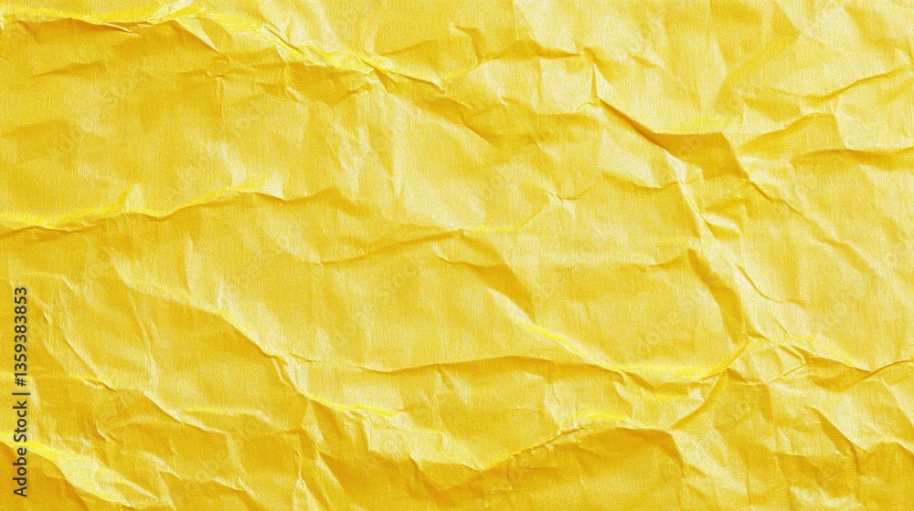 yellow, crumpled paper background with texture and grain, suitable for use as an overlay or backdrop in graphic design projects, various creative applications, bright yellow color yellow, crumpled paper background with texture and grain, suitable for use as an overlay or backdrop in graphic design projects, various creative applications, bright yellow color