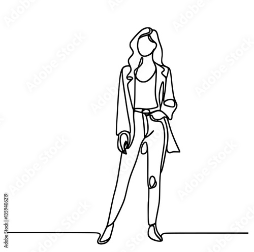 Line drawing of different curvy female body shapes.