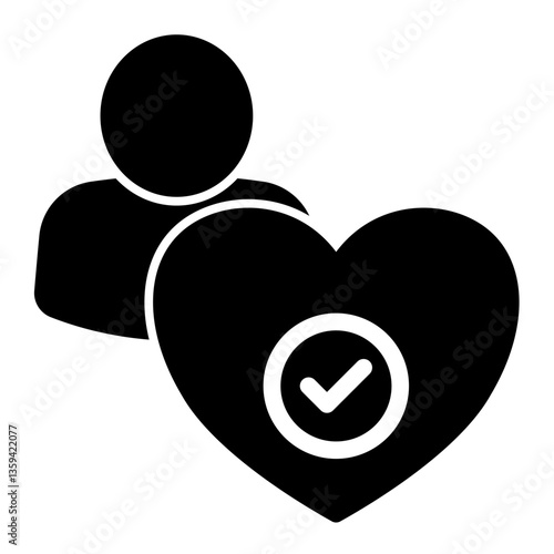 Sincerity Icon Glyph Style for Credibility Pack Icon Themes