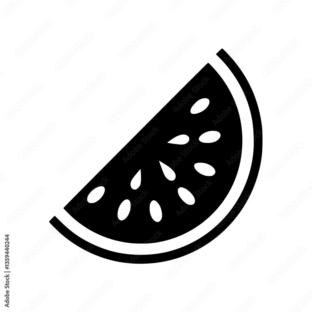 vector illustration of Red watermelon fruit vector illustration of Red watermelon fruit